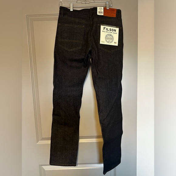 NWT Filson Railsplitter Jeans Raw Indigo 31x33 - Picture 2 of 9